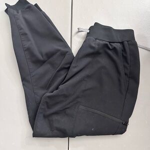 Fabletics Black Jogger scrubs with Elastic Waistband